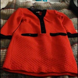 Red dress for the winter